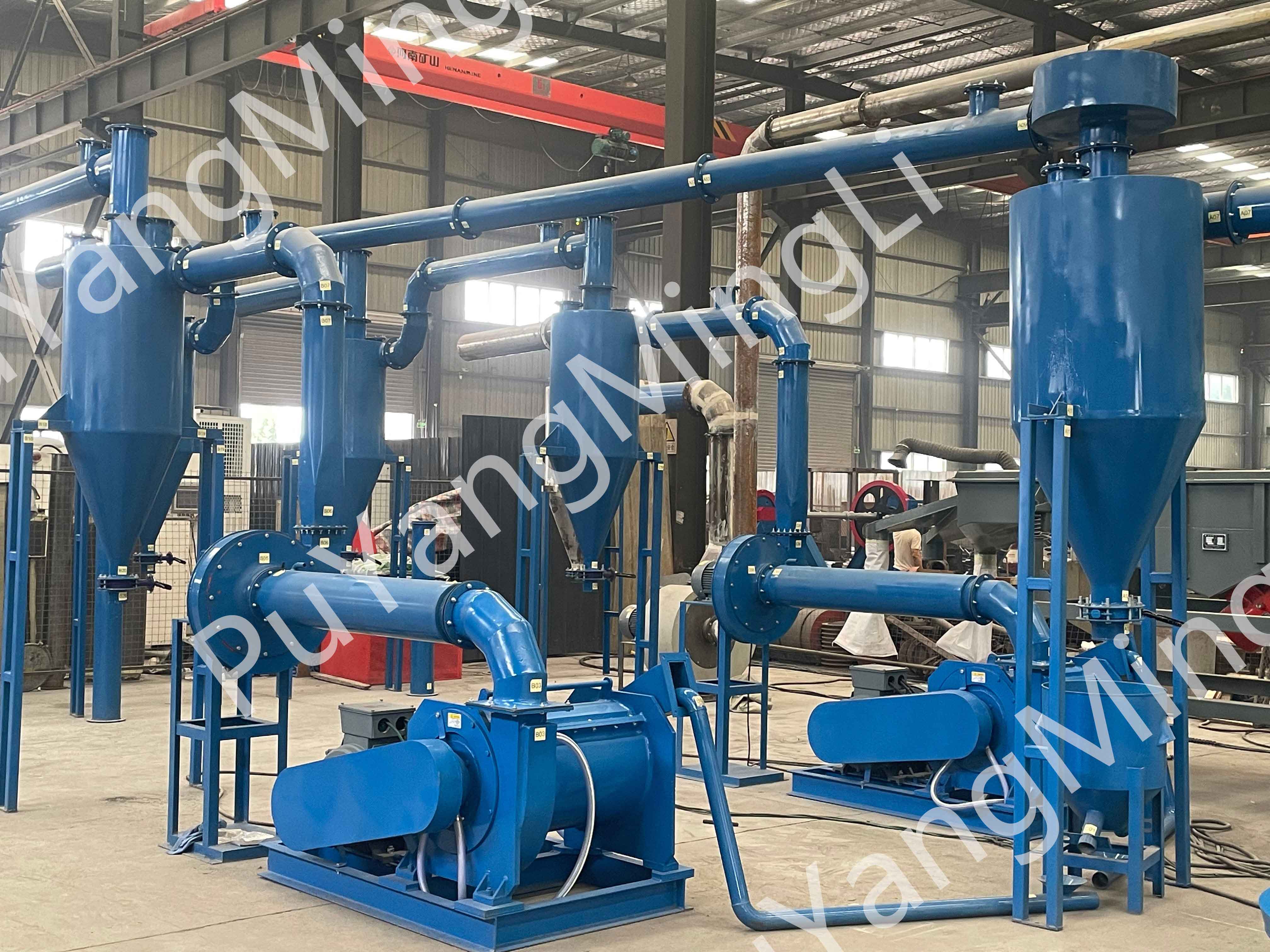 Magnesium powder equipment